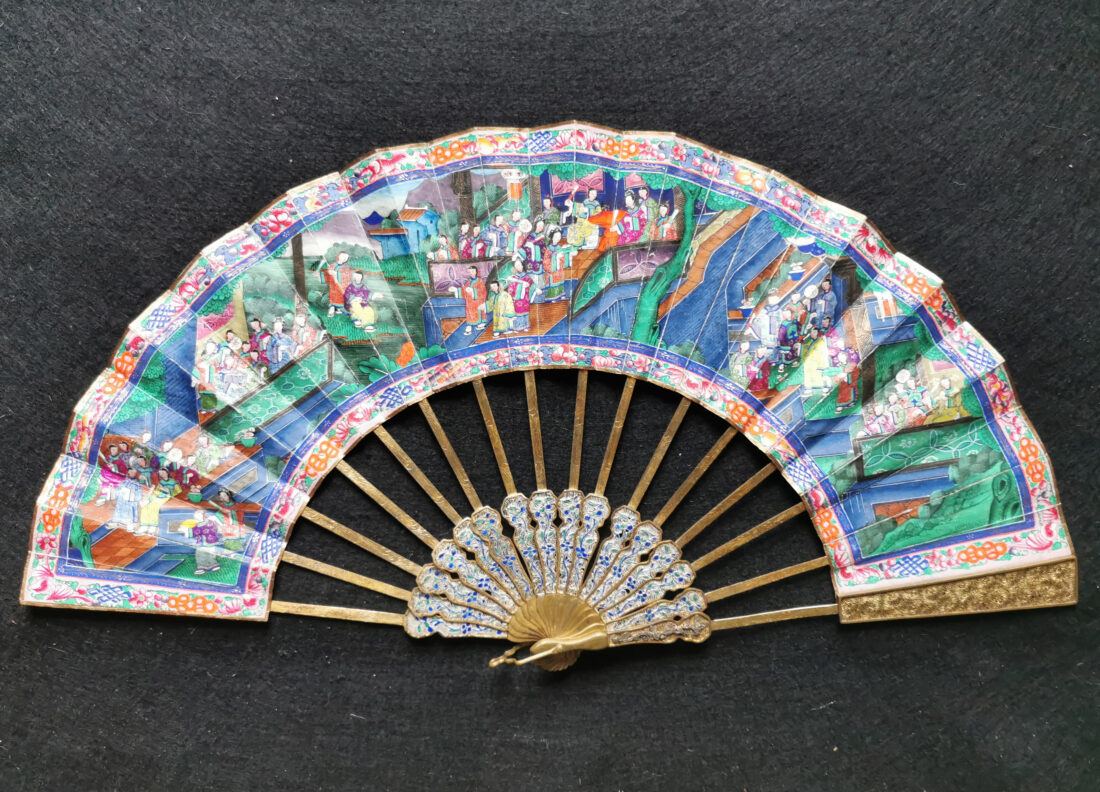 eventail-Canton-Chine-telescopique